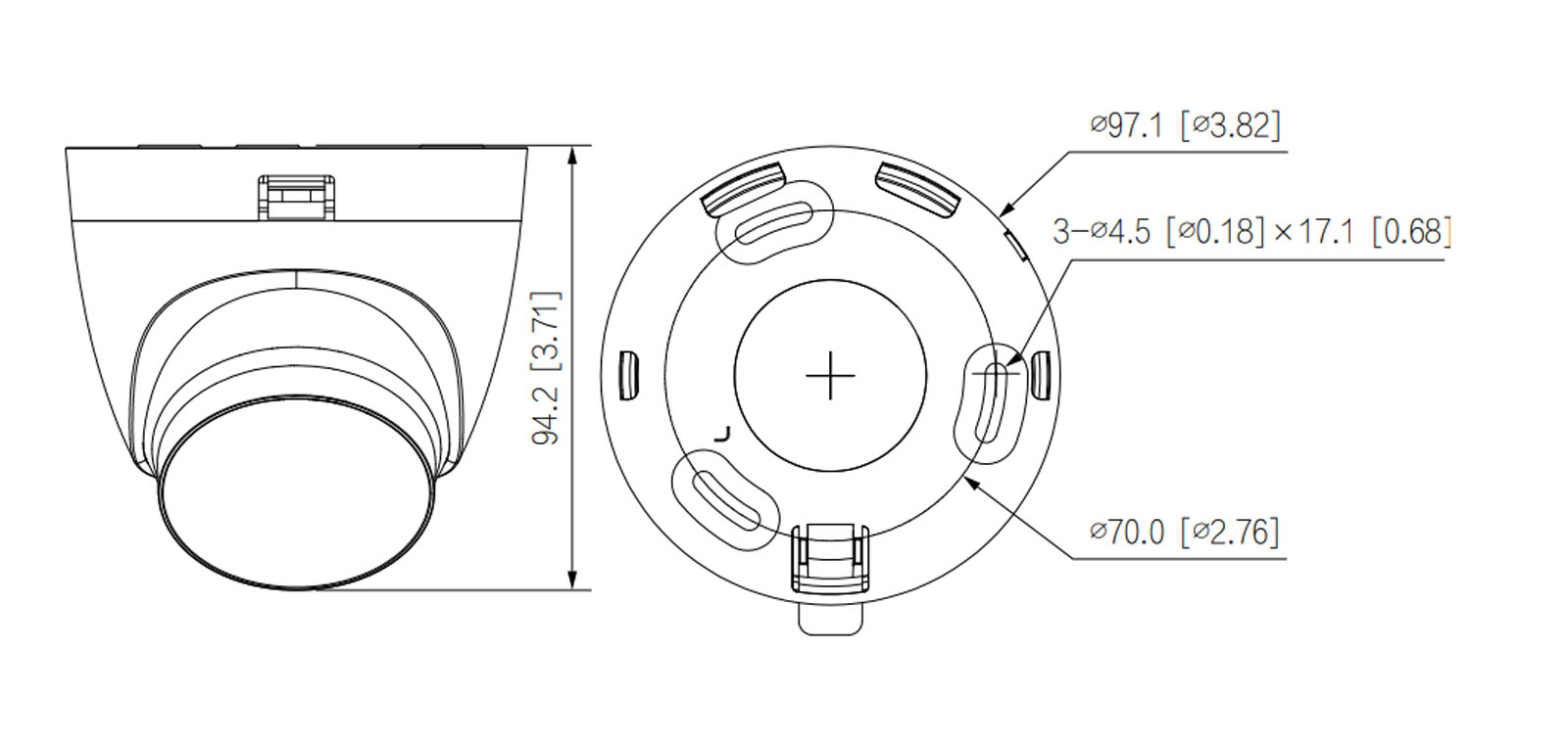 HAC-HDW1239TLQ-IL-A-S3 dimensions