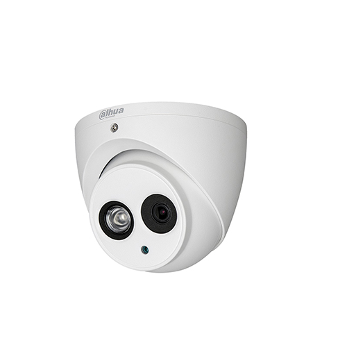 HDCVI dome camera - HAC-HDW1400EM-S2 Telecamera Dome con risoluzione 4MP e ottica fissa 2.8mm. IP67, IK10