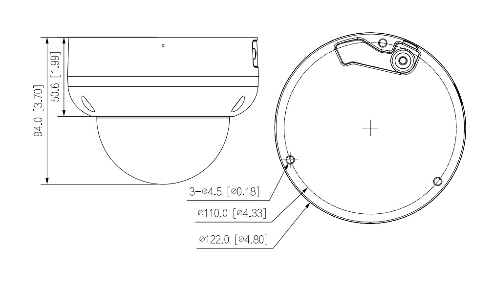 IPC-HDBW3649R-ZS-IL dimensions