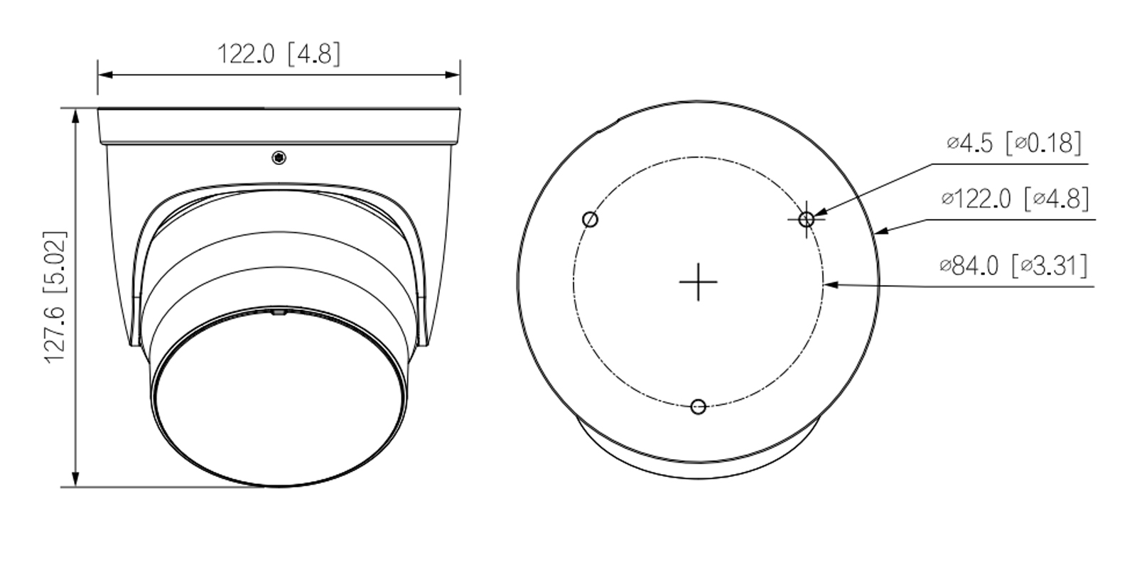 IPC-HDW5459H-ZE-PV-PRO dimensions