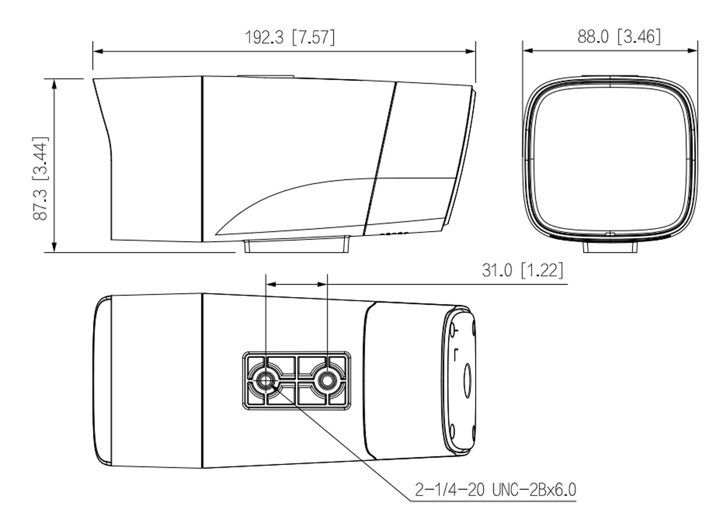 IPC-HFW1239DT-4G-ST-IL dimensions