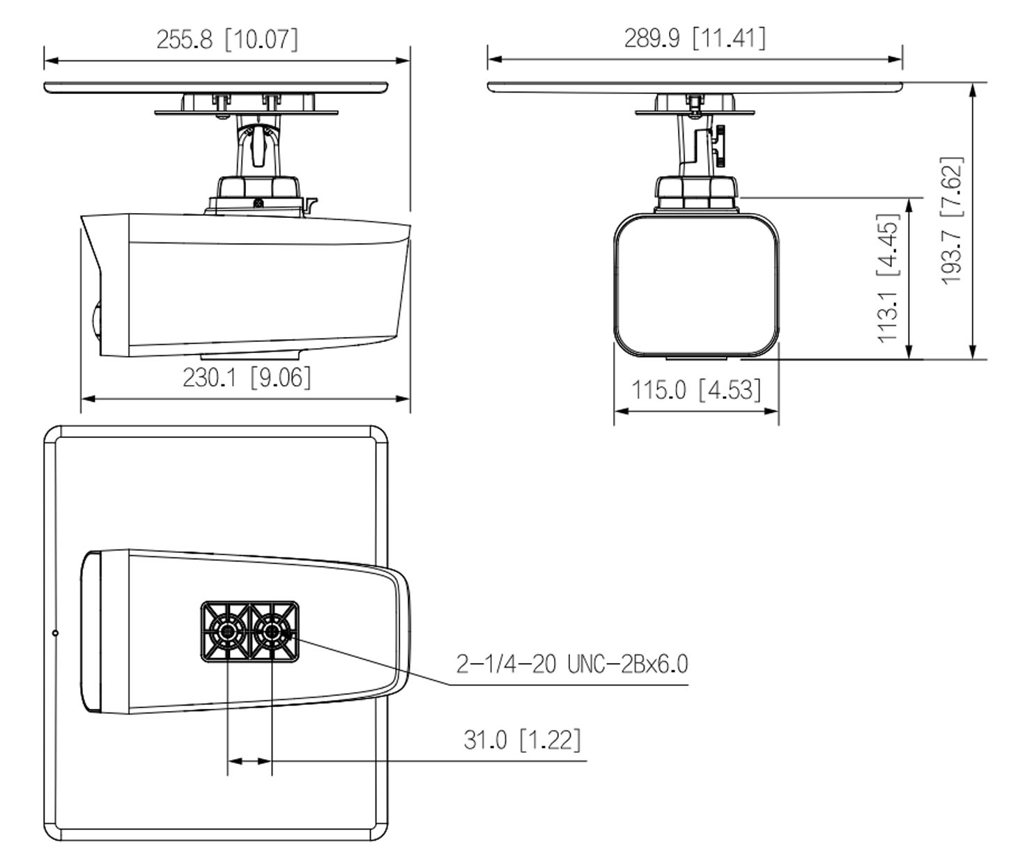 IPC-HFW2441DG-4G-SP-B-MAX dimensions