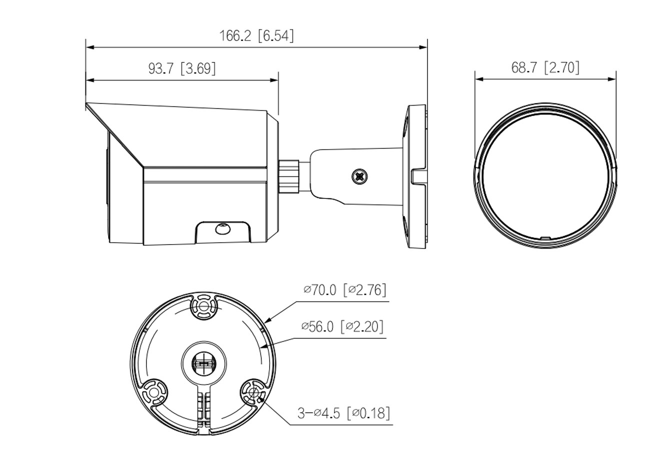 IPC-HFW2549S-S-IL dimensions