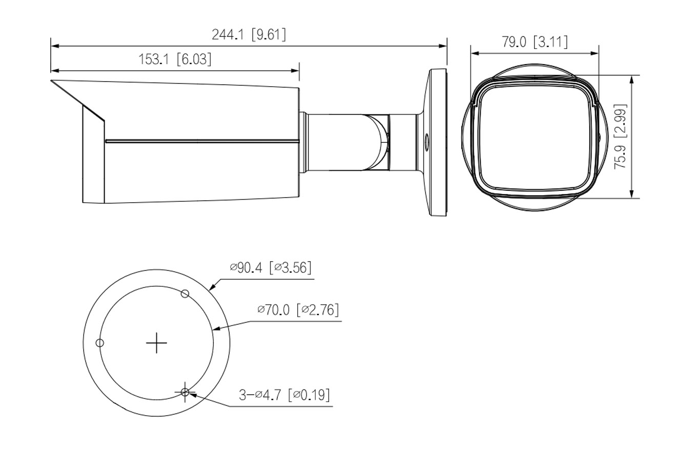 IPC-HFW3441T-ZS-S2 dimensions
