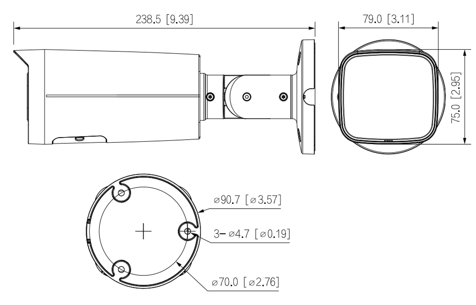 IPC-HFW5859T-ASE-IL dimensioni