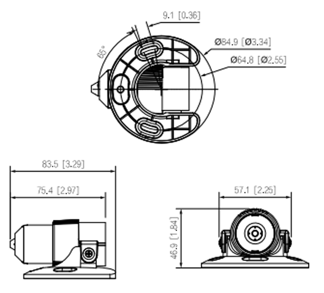 IPC-HUM8441E-L3-S3 dimensioni