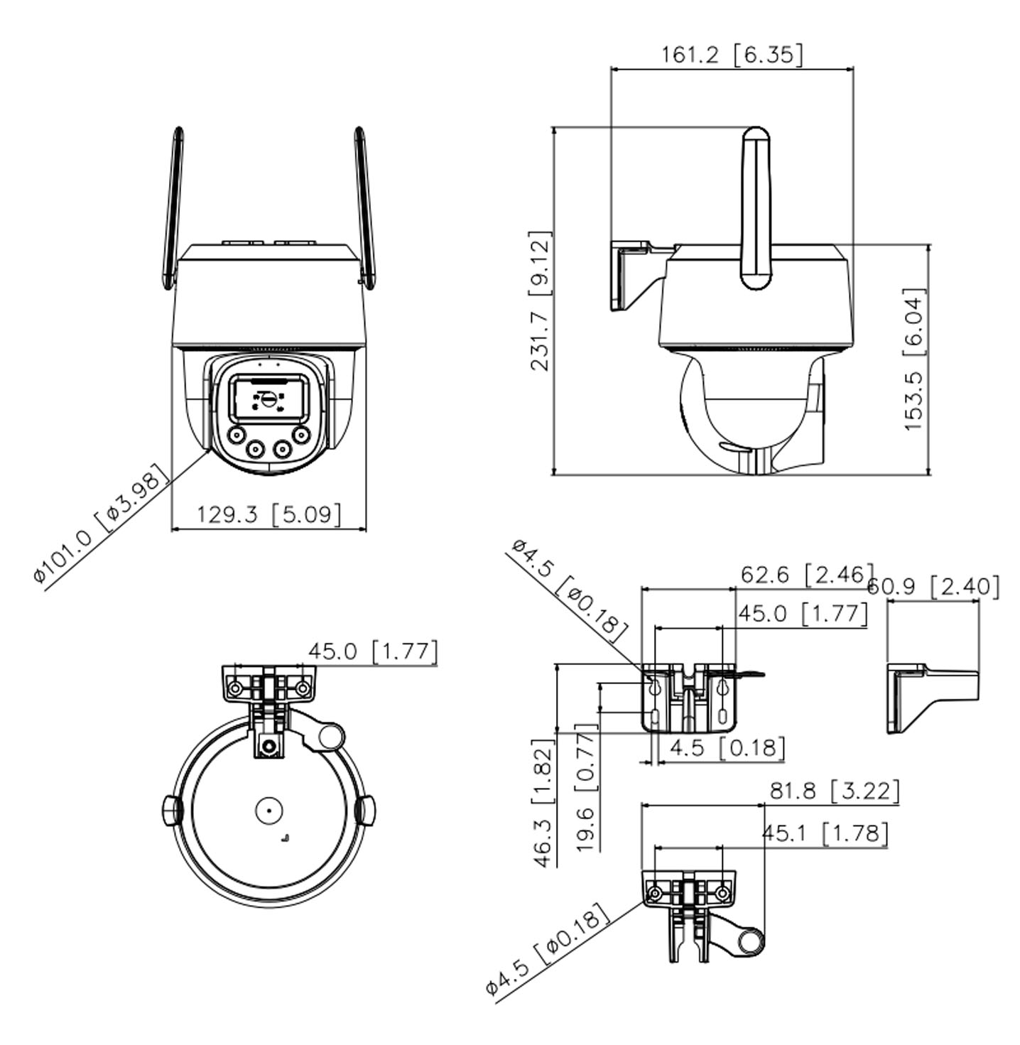 IPC-PT2449C1-ST4G-PV dimensions