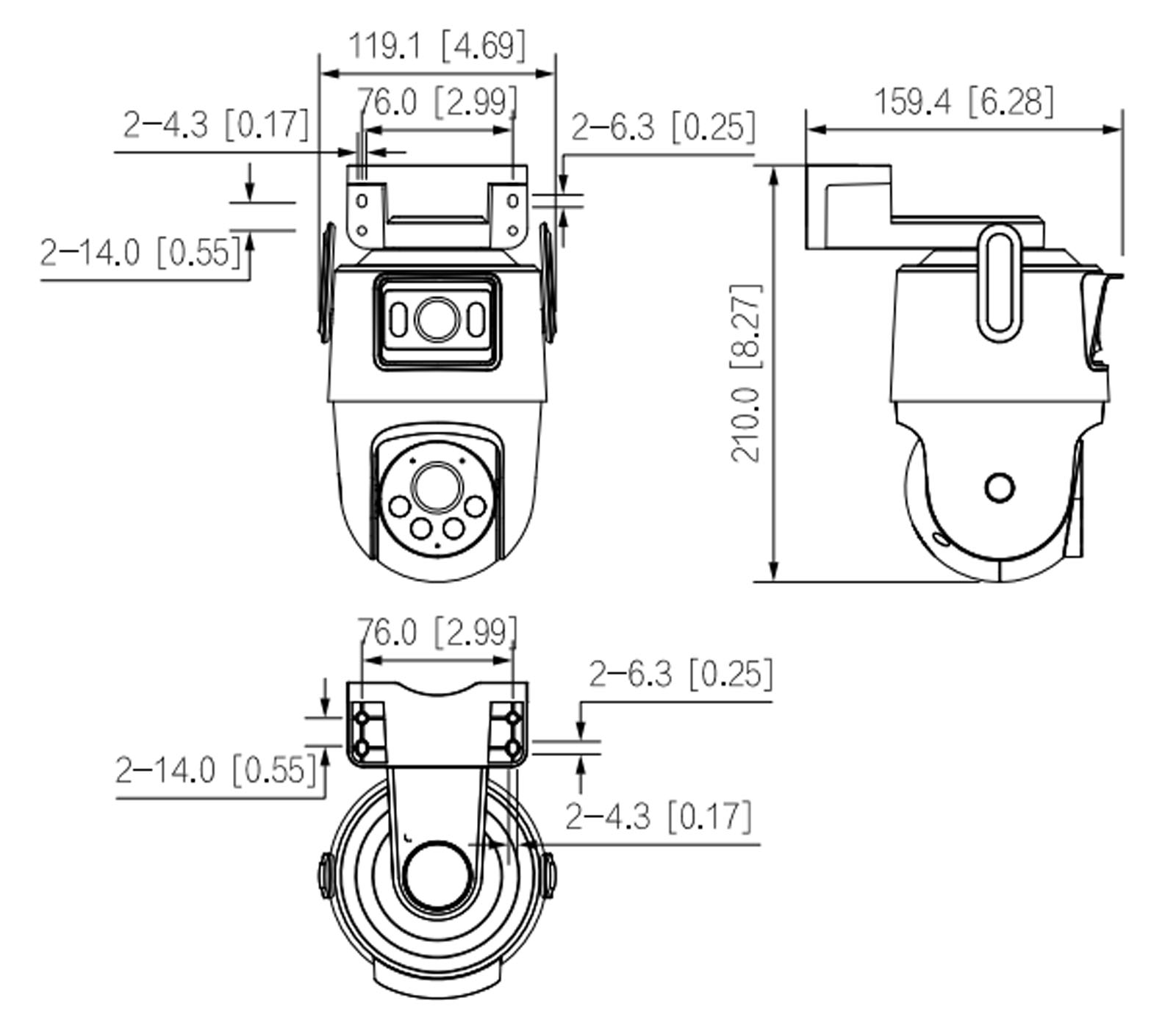 IPC-PTS2349B3-SW-E2-PV dimensions