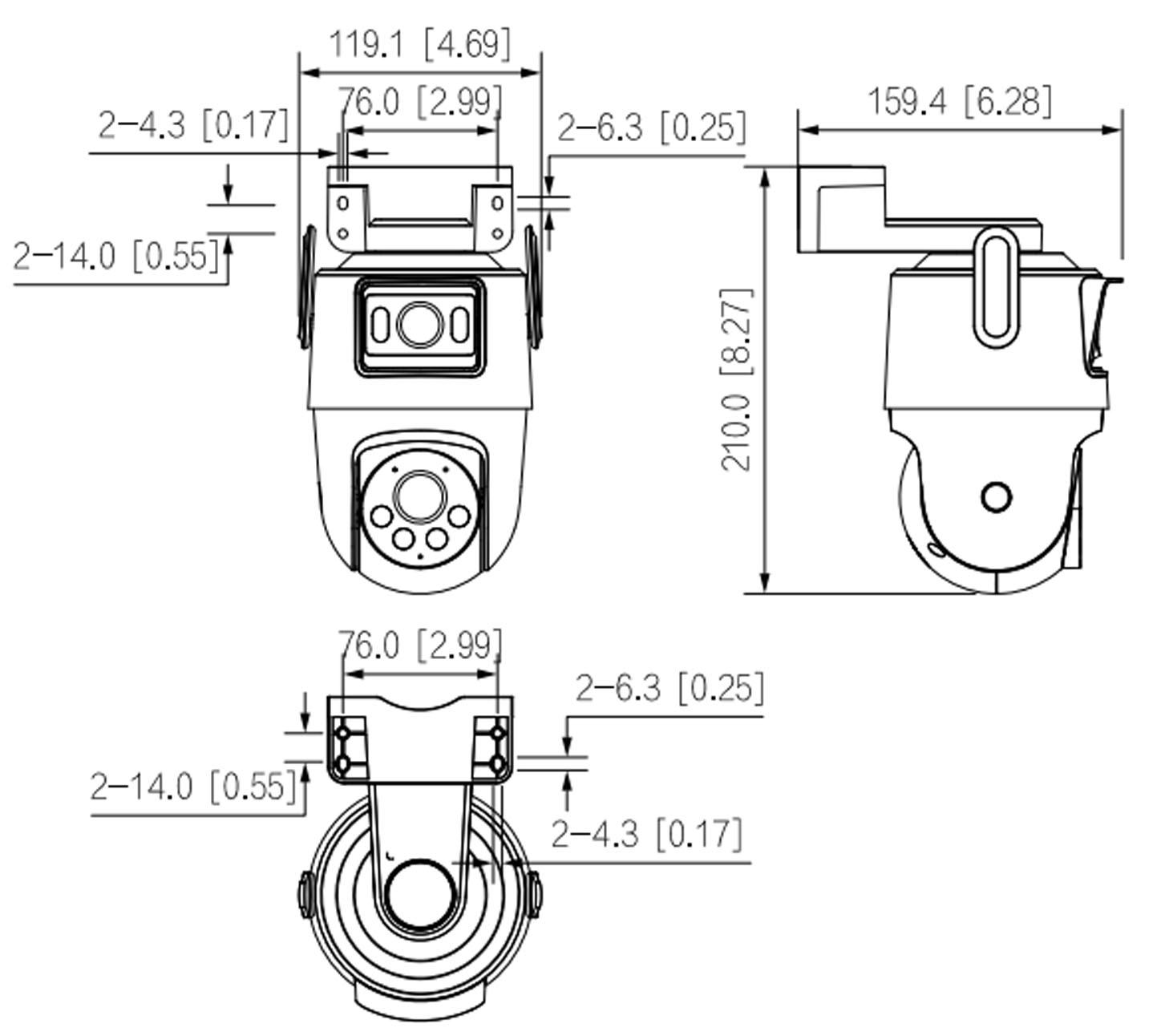 IPC-WPT1539DD-SW-5E2-PV dimensions