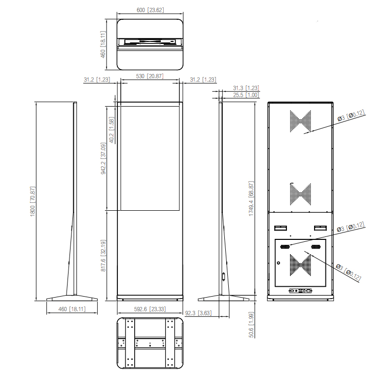 LDH43-HAI400K dimensioni