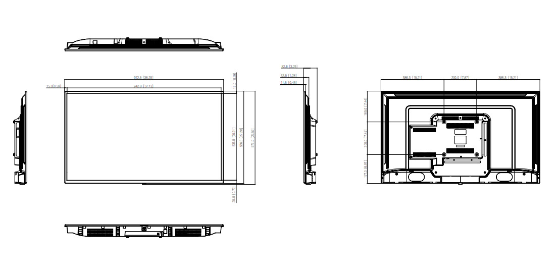 LDH43-LAI400L dimensions