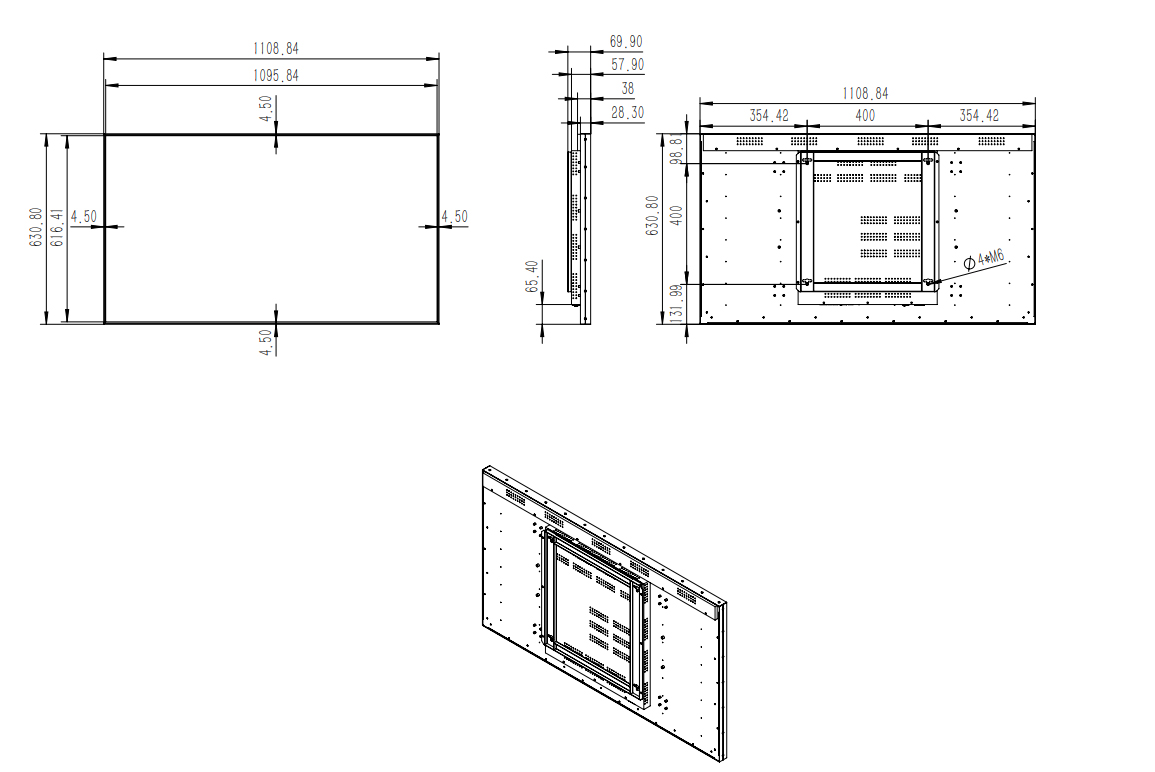 LDH50-HAI400K dimensioni