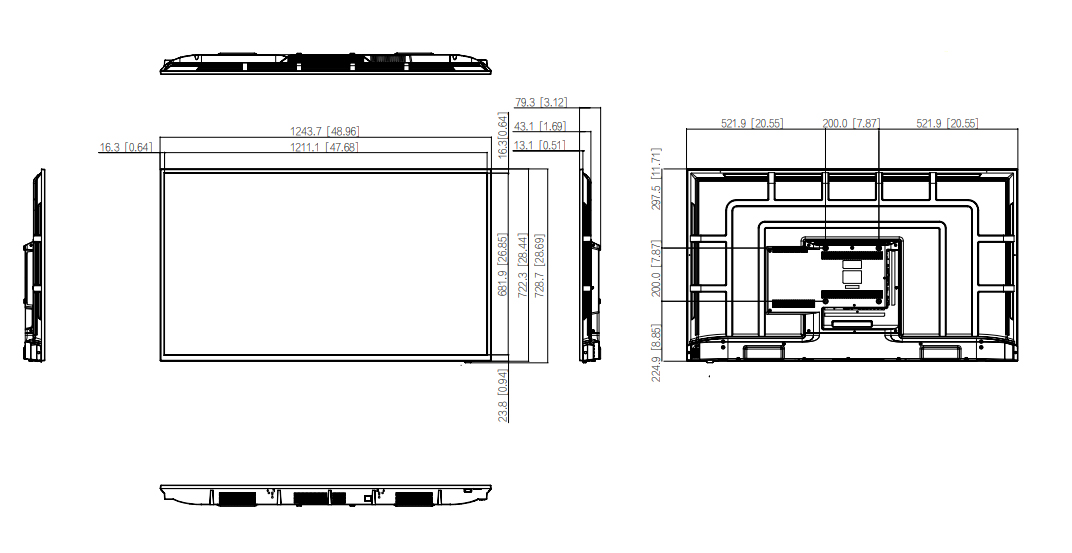 LDH55-LAI400L dimensions
