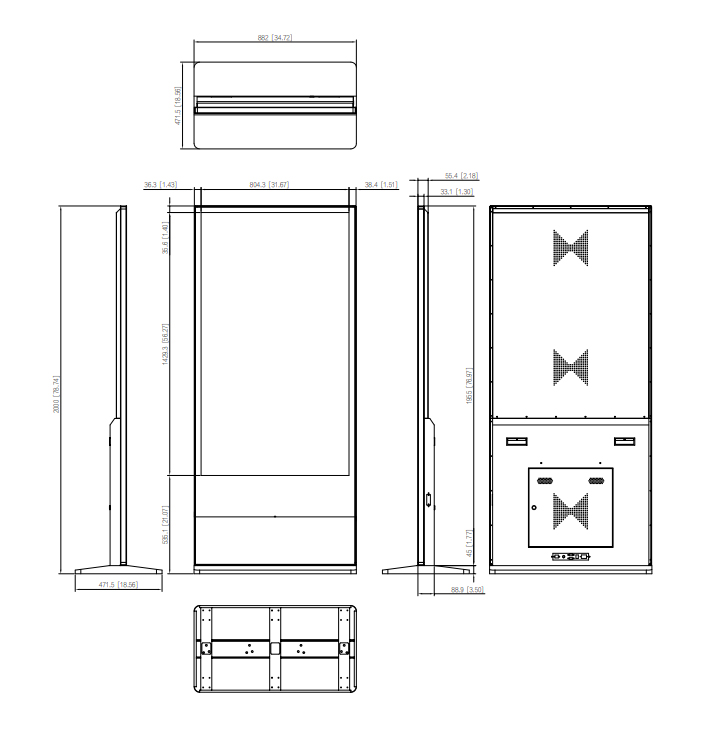 LDV65-SAI400K dimensioni