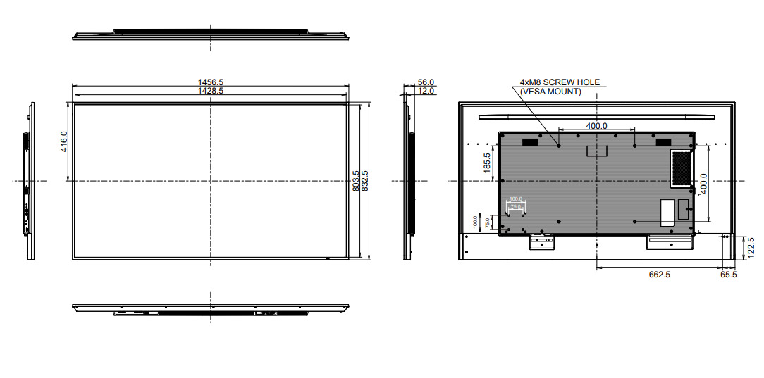 LH6575UHS-B2AG dimensions