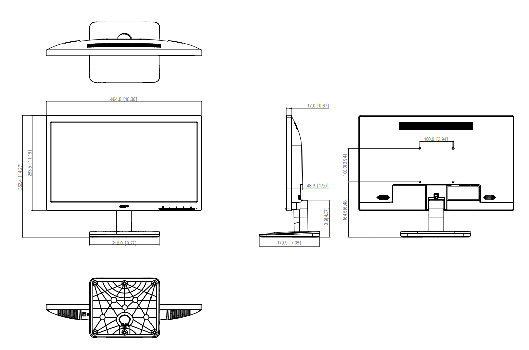 Dimensions du LM19-L200N