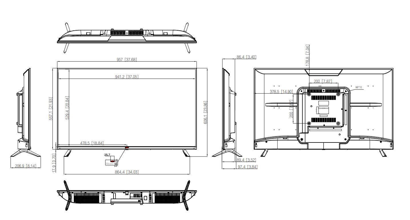 LM43-F400 dimensioni