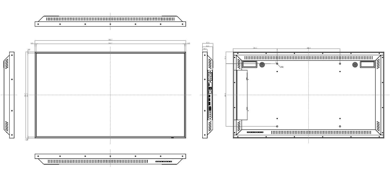 LM43-S400 dimensioni