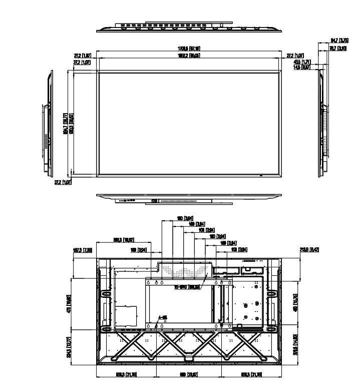 Dimensions du LM75-S400