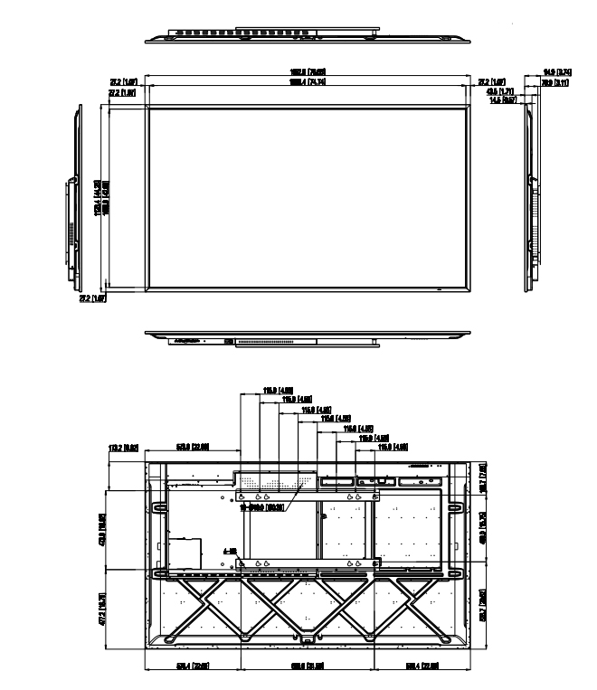 Dimensions du LM86-S400