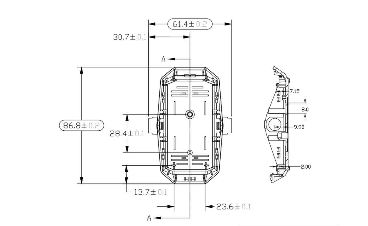NC1800 dimensioni