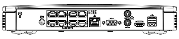 Schema dimensioni NVR4108-8P-4KS2/L