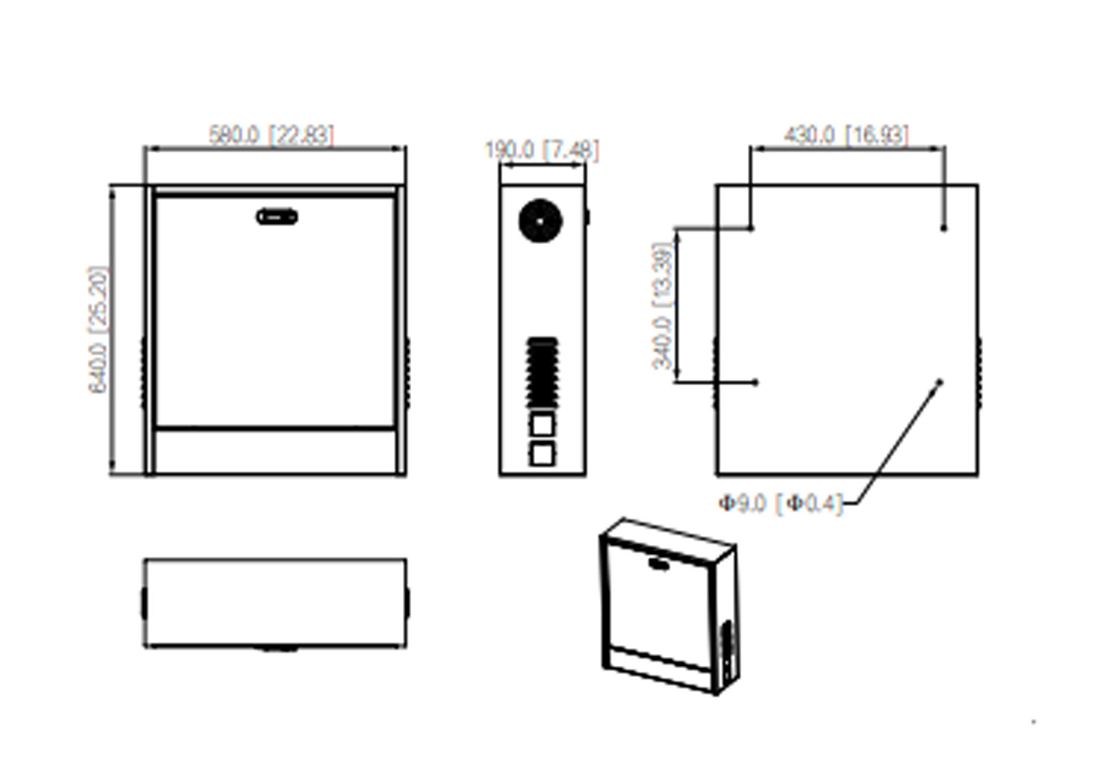PFC300N dimensions