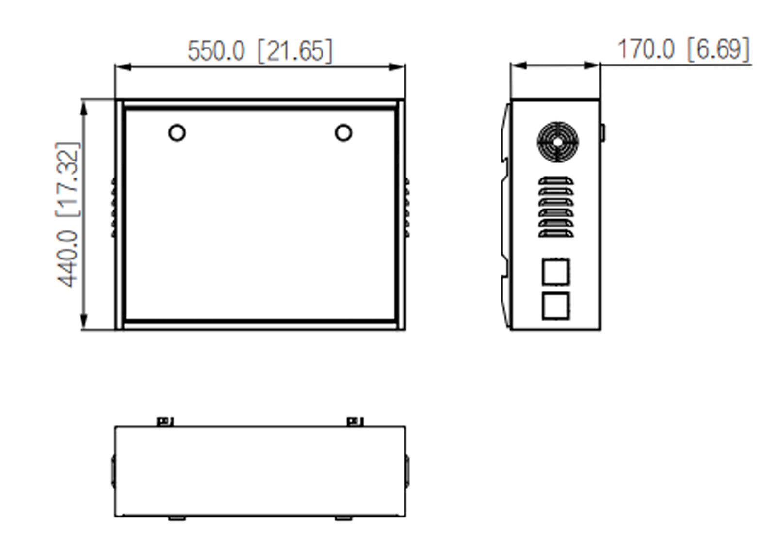 PFC301N dimensions
