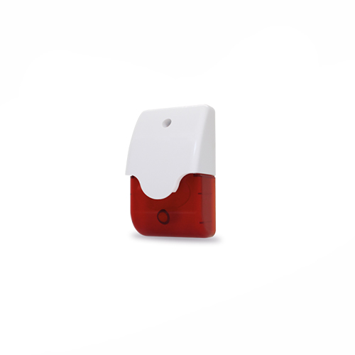 Sirena via radio wireless 868Mhz da esterno con lampeggiante rosso