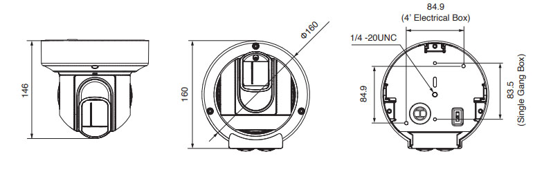 Dimensions du RLS-2020I