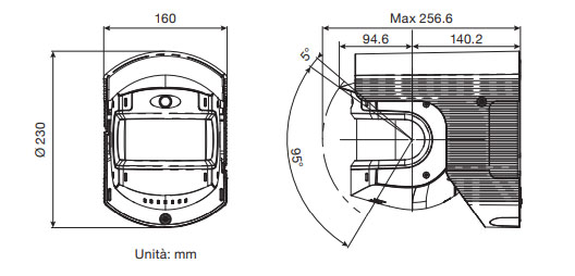 Dimensions du RLS-3060V