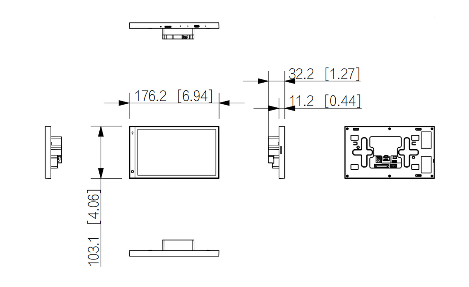 Dimensions de SCP3022A-B