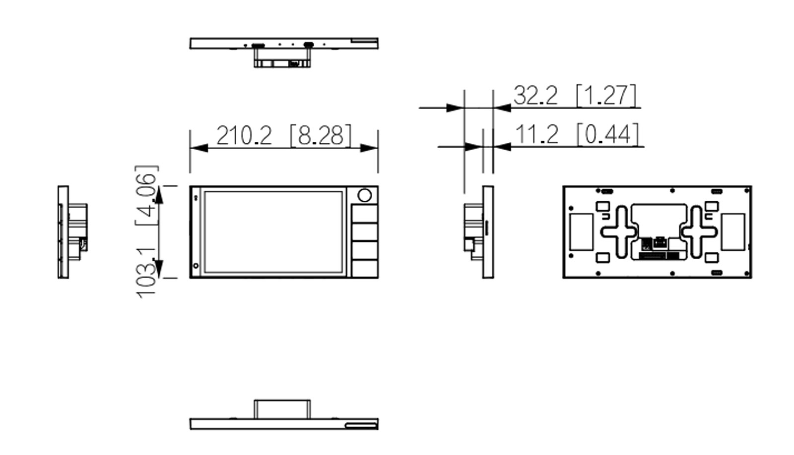 SCP3022B-IBZ dimensioni