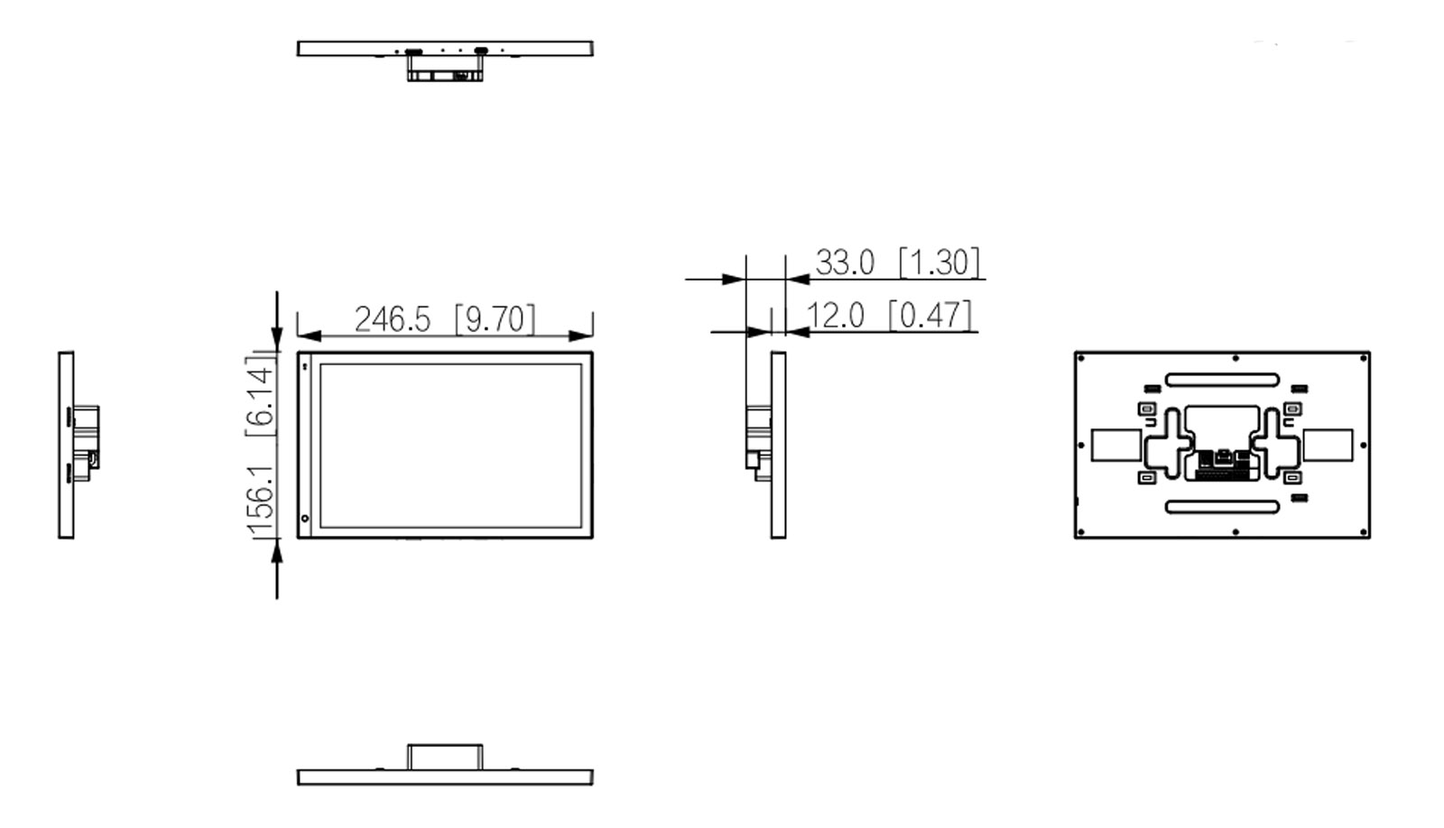 SCP3044A-BZ dimensioni