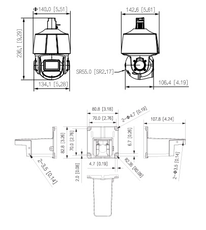 SD3E410DB-GNY-A-PV1 dimensions