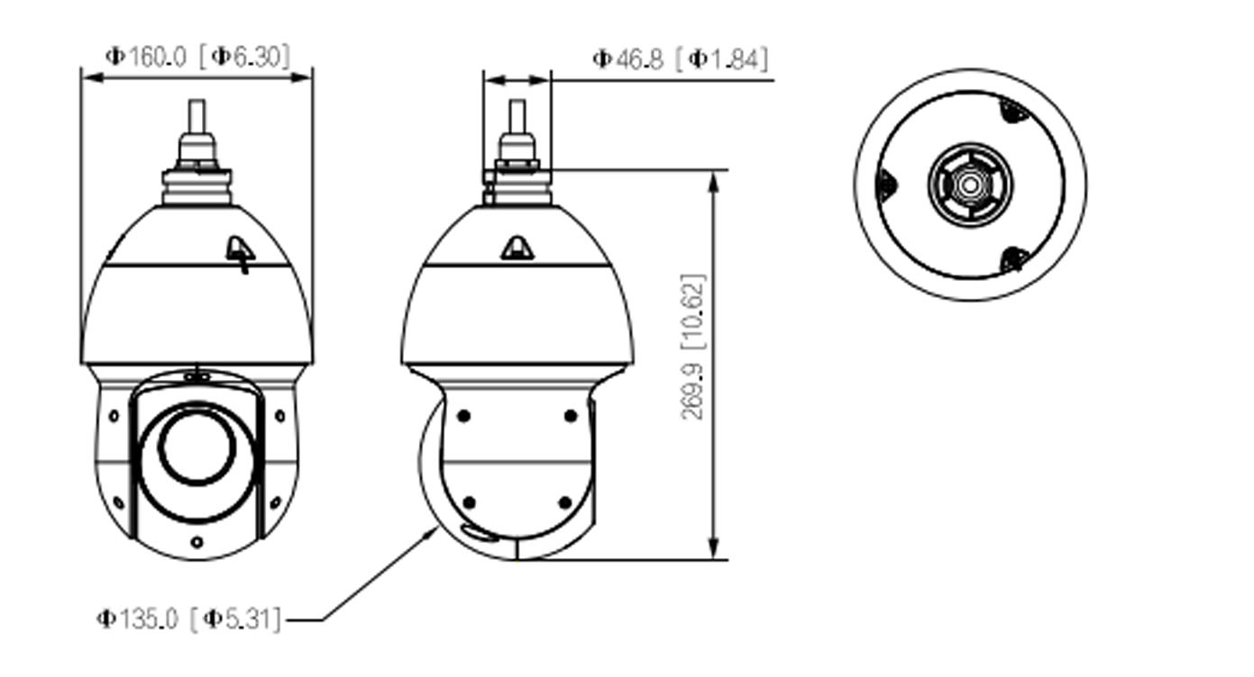 Dimensions du SD49225GB-HNR