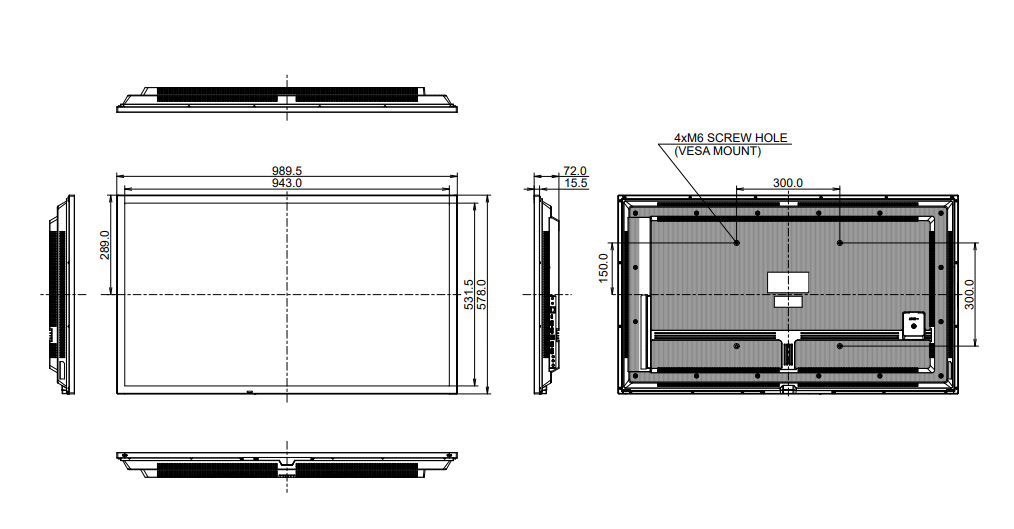 T4329AS-B1AG dimensions