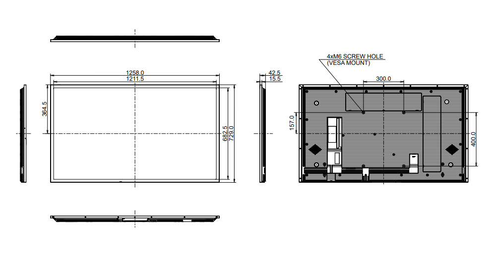 T5529AS-B1AG dimensioni