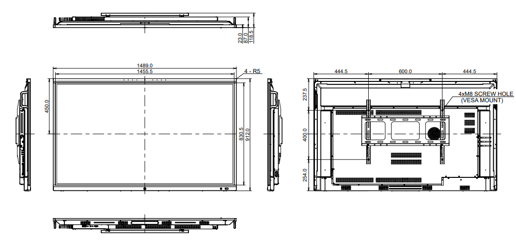 TE6515A-B1AG dimensioni