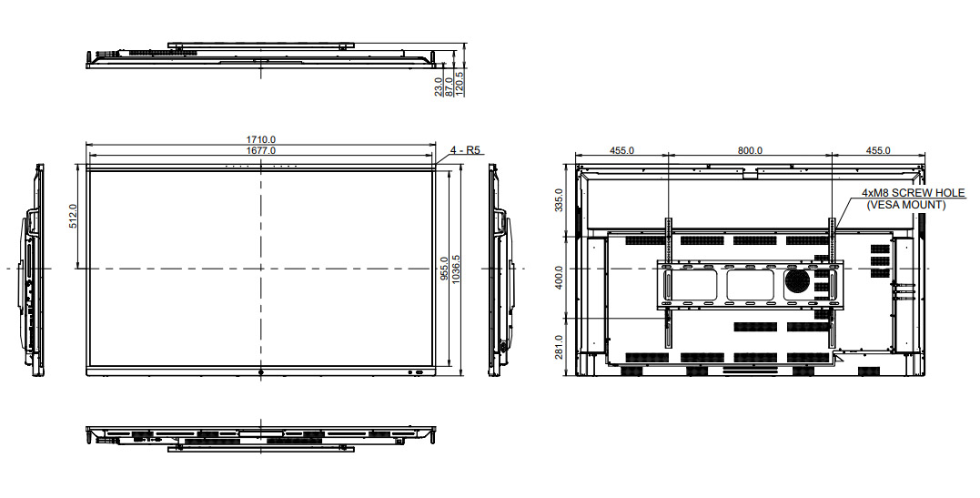 TE7515A-B1AG dimensioni