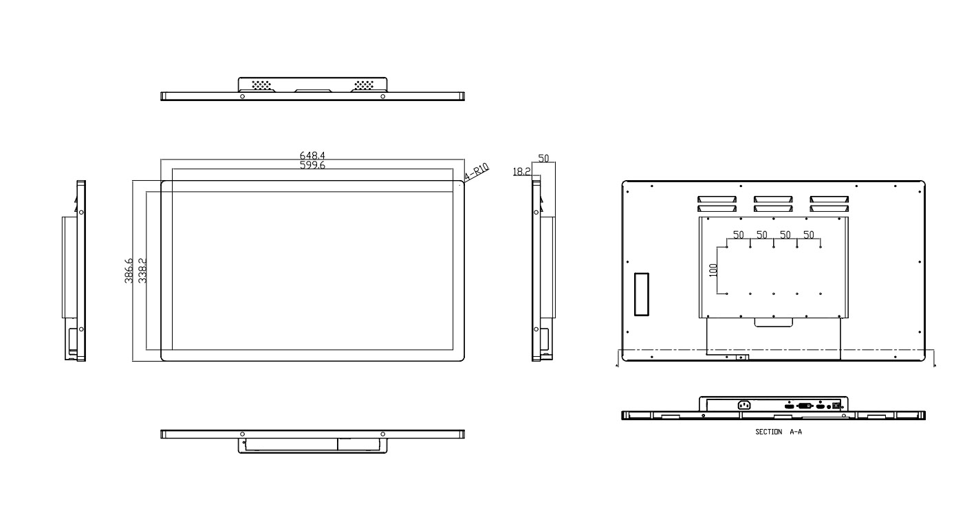TF2738MSC-B2 dimensions