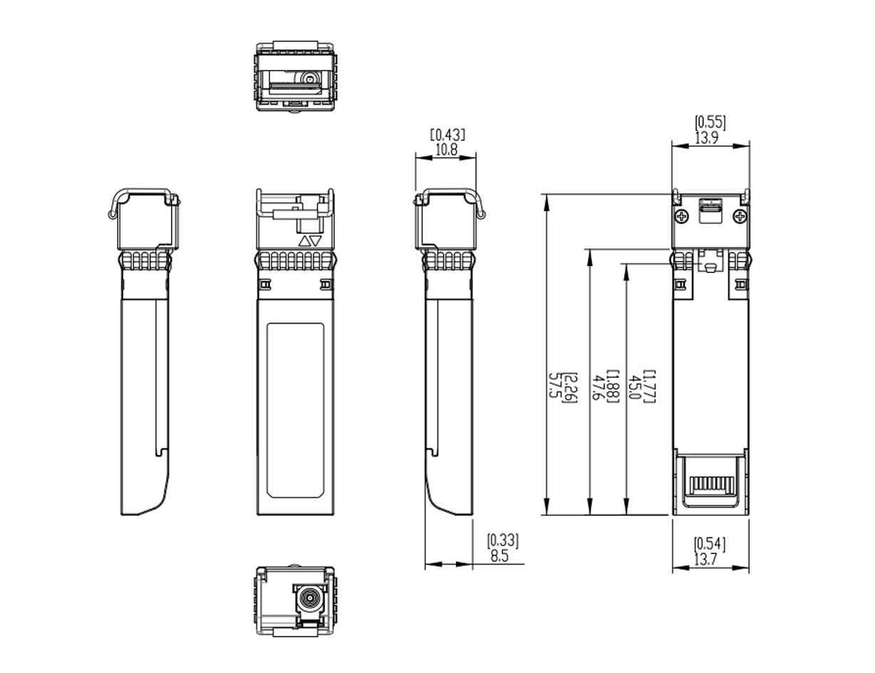 TSFP-1270R-20-SMF dimensions