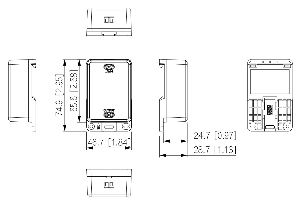 VTNC1003C-D dimensions