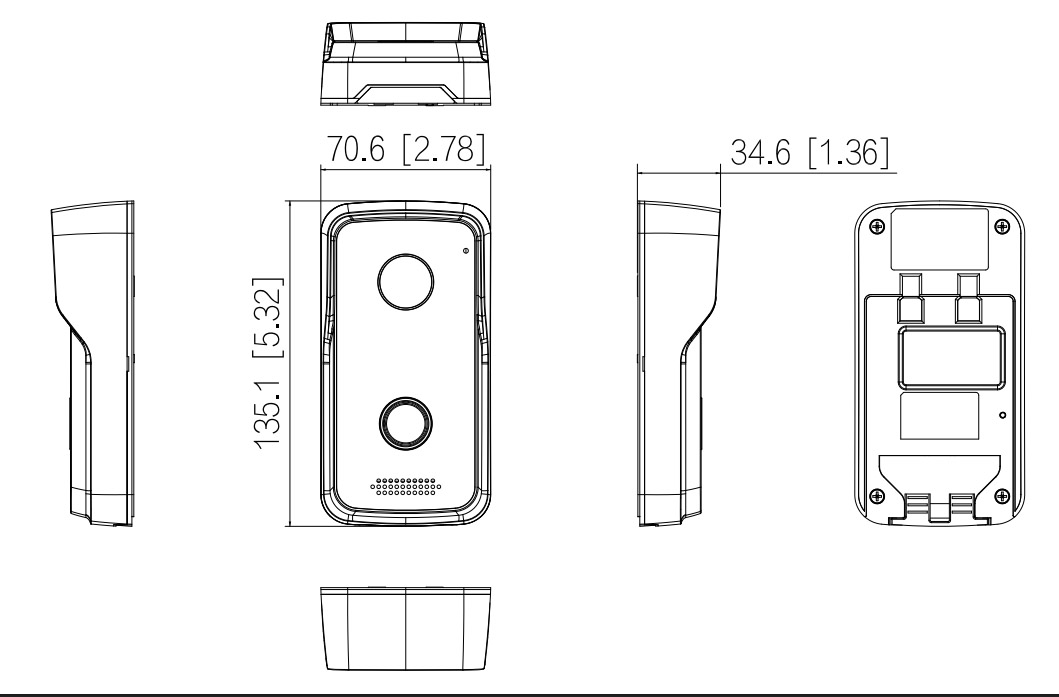 VTO2111D-P-S3 dimensioni