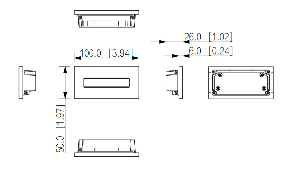 VTO4202F-MDB2 dimensions