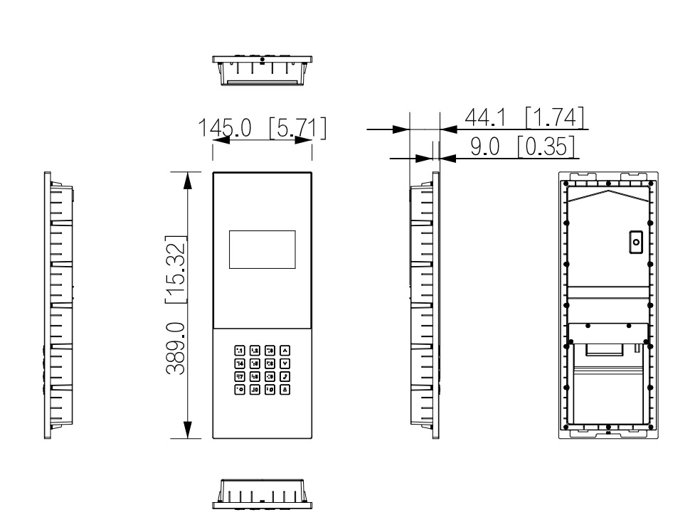 VTO6531F-S2 dimensioni