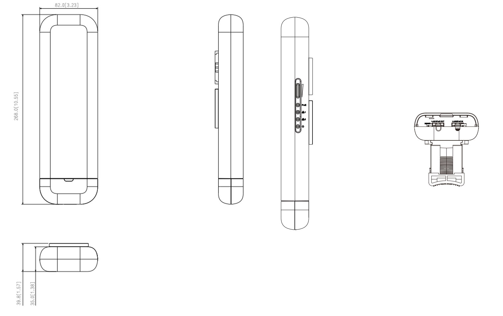 WBC5-90AC-01P dimensions