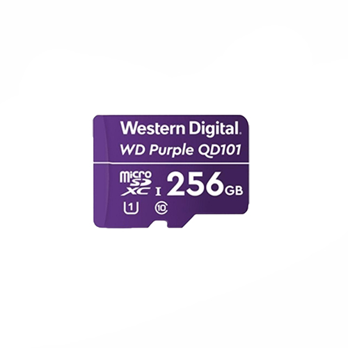 Scheda MicroSD WD Purple 256GB SDHC