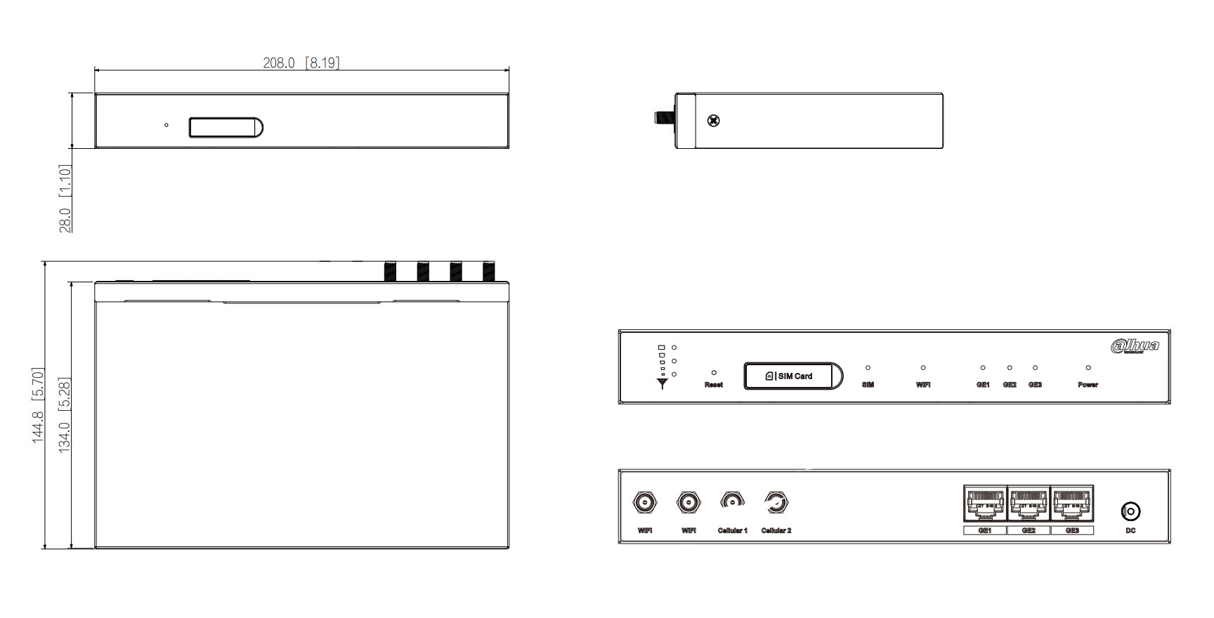 WM4720-OW dimensioni